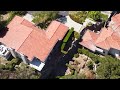 Rolling Hills Estates, CA Homes Destroyed by Landslides Drone Aerial Tour