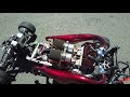 OBR TWIN 57cc 100mph speed run