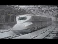 2024 冬の新幹線雪中高速通過と連結 E5系,E8系,N700Sなど Shinkansen bullet train in the snow video collection