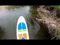 Big Indian to Phoenicia Esopus Creek Paddleboard Downstreamer POV part 1