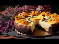 Mandarin Butterfly Cake with Sour Cream and Cocoa Base