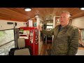 He built a $35k Tech-Filled Tiny Home Skoolie to live a full life!