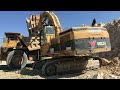 Caterpillar 5090B Excavator Loading Dumpers - Sotiriadis/Labrianidis Mining Works