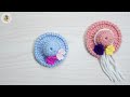 How to crochet a key chain hat / Bag charm