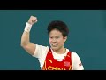 China's Hou Zhihui strikes weightlifting gold again in women's 49kg | Paris Olympics | NBC Sports