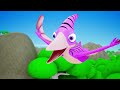 Funny Dinosaurs Escape: Crazy Dinos vs. T-Rex Attack! Comedy Cartoons 2024!