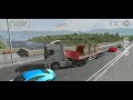 volvo truck tour on beautiful road with heavy traffic/universal truck simulator