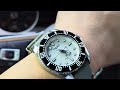 Watch U Strappin'?! Ep. 349 - Grand Seiko SBGX115 on Silver Green Ribbed Strap by CNS Watch Bands