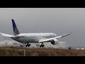 United Airlines Boeing 787 Dreamliner Nice Landing at LAX