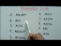 Let's Learn Nauruan - Numbers 1 - 10