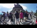 360 degrees trek up the grand stairway to Tian Tan Buddha, Hong Kong's hot tourist spot.