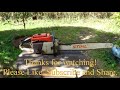 Vintage Chainsaw BS: Stihl-051-AVE and Saw Tales