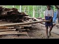 Amazing Lumberking sawmill || Creating stunning wide sheets from very long logs of old teak wood.