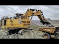 cat 6030b excavator large scale excavation in mining work