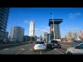 Driving Downtown Rotterdam - 4K City Tour- 4K Scenic Drive - The Netherlands