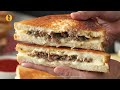 Best Grilled Cheese Patty Melt Sandwich Recipe by Food Fusion