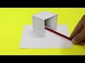 🔥 How to Make 3D Drawings for Beginners on Paper - 3D Art
