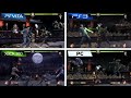 Mortal Kombat 9 (2011) PS Vita vs PS3 vs XBOX 360 vs PC (FPS + Graphics)