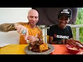 RUM Soaked BAJAN FOOD in Holetown, Barbados! Everything BETTER with Rum SHOP TOUR!