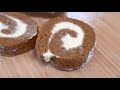 PUMPKIN ROLL CAKE | PUMPKIN RECIPE