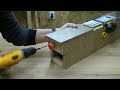 Make a Planner Bench (Benchtop Jointer)  (Easy depth adjustment)