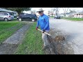 73 Year Old ELDER LADY with Cancer gets a FREE YARD CLEAN UP
