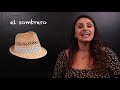 Learn Spanish Clothing Vocabulary- La ropa en español Vocabulario