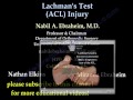 Lachman's Test , ACL Injury - Everything You Need To Know - Dr. Nabil Ebraheim