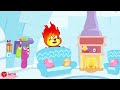 🔥💧 Water Bearee and Fire David Friendship | Don't Bully, Let's Help Each Other! | Bearee Kids Show