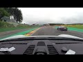 Porsche 991 GT3 - Warming up with Audi R8 on Spa Francorchamps (31.05.2016)