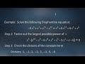 Diophantine Equations with 1 Variable ← Number Theory ← Socratica