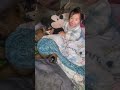 Hannah Ruth goes to bed with Teddy Bear and Mickey😍💞💞💞