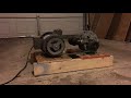 Mini Roots Blower Running - 2