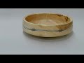 Barbwire Effect #2 On Wood Bowl.