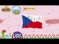 Around The World | Names And Flags Of Countries Around The World For Kids | Oh Vui Kids