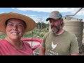 Family Creates MAGICAL Outdoor Shower with Earthbags & Glass Bottles