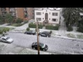 Intense Hailstorm in Downtown Calgary. August 5 2011