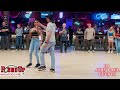 West Coast Swing - Double Spin Pass - Lesson with JohnPaul & Jessica at Round Up