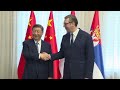 Chinese President Xi Jinping meets Serbia's Vucic on the second leg of his Europe tour