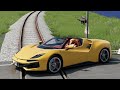 Train Close Calls & Near-Miss Accidents 6 | BeamNG.drive