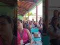 Aluna Énila Mendonça se apresenta na festa do dia das mães