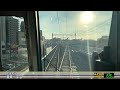 【4K60fps Cab view Japanese train】Kyoto ~ Nara. Miyakoji Rapid service. Nara Line