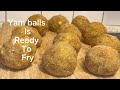 The Perfect Nigeria Delicious Spicy YAM BALLS SNACKS:Recipe homemade healthy yam balls flavour