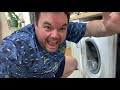 How to replace the door handle on a Hotpoint Aquarius washing machine