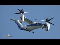 (4K) Agusta Westland AW609 Tiltrotor N609PH flying display at Jesolo AirShow 2022 Italy AW 609
