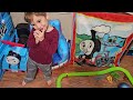Thomas In An Egg! Thomas Toys, Stories, Tracks and Fun!!