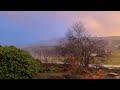 Fantastic light mood of sunset with rain from 22.12.2022 / 16:06 ( Southeast Styria, Austria ) (RAW)