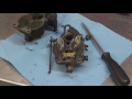 Wisconsin AENL partial teardown, rope pulley-flywheel removal