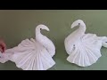 HOW TO MAKE A TOWEL SWAN THAT STANDS UP WELL; TOWEL ART [TOWEL ORIGAMI]; TOWEL ANIMAL SWAN FOLDING