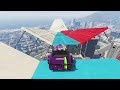 GTA Downhill Mega Ramp Gameplay 4K (Free To Use)